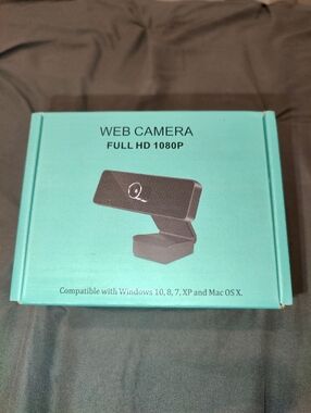 NeonTek AN810 Full HD 1080p Webcam w/ Noise Isolating Mic Plug & Play NEW in Box